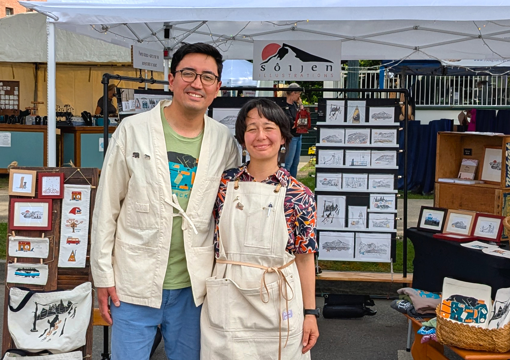 Photo of Soijen team at craft fair
