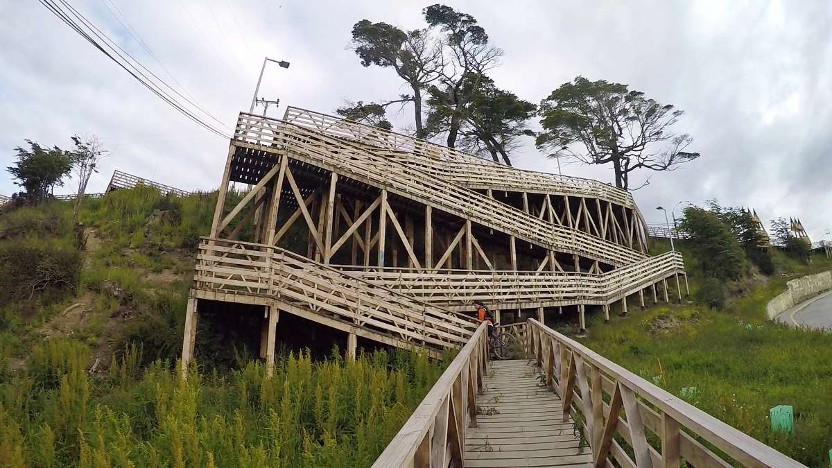 Stairs in Puerto Williams