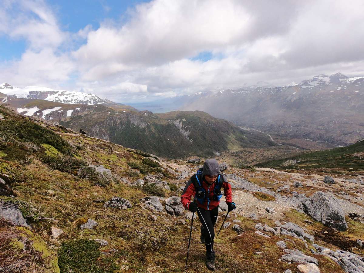 Trekking between Caleta Maria and Lago Fagnano