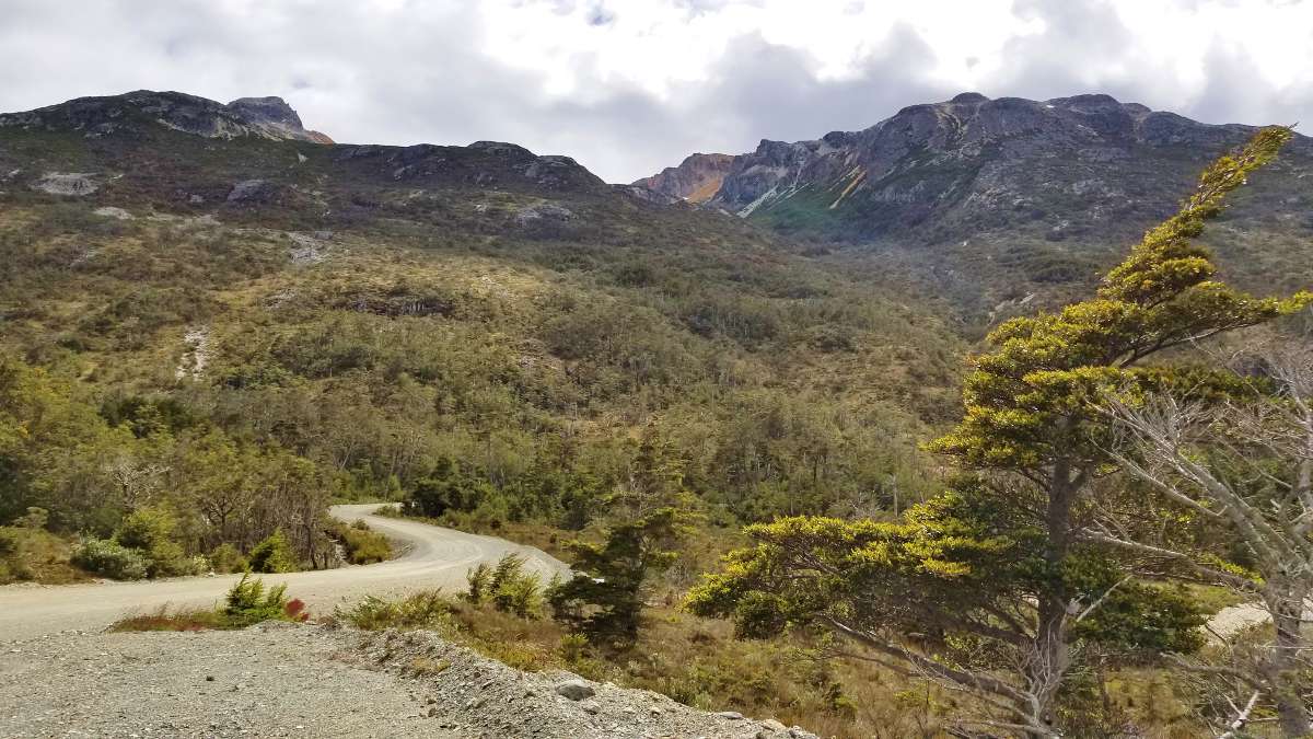 Climbing route Y-85 in the mountains